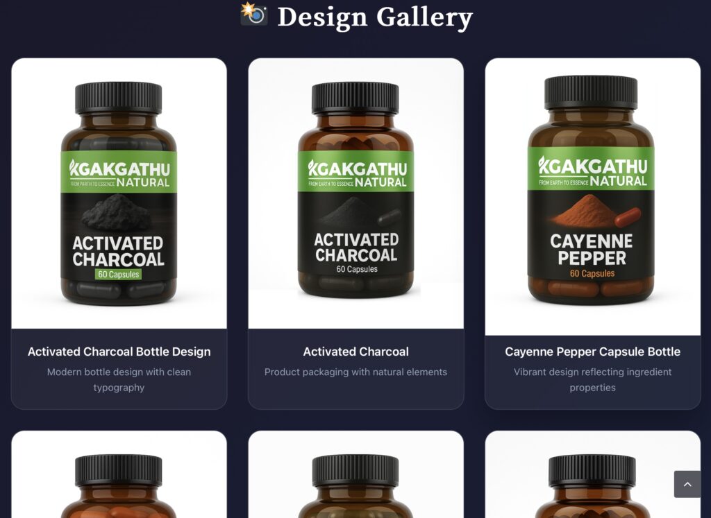 Capsule Bottle Design